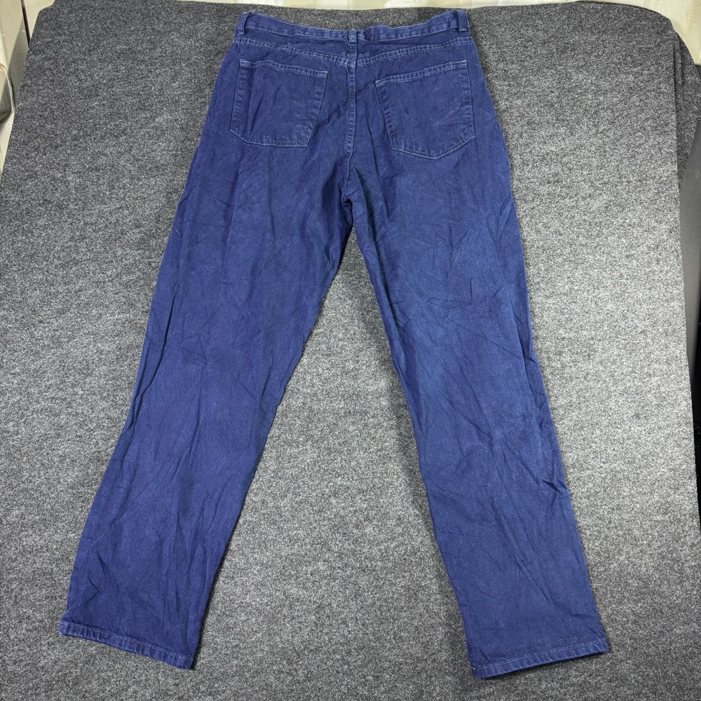 Merona Jeans Womens 16A Blue Denim Cotton Straight Leg Casual Everyday Wear